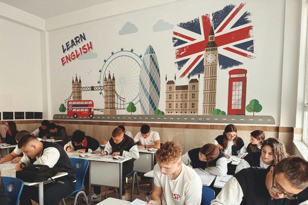 Illustrazione dei monumenti di Londra per corsi di cultura e lingua inglese
